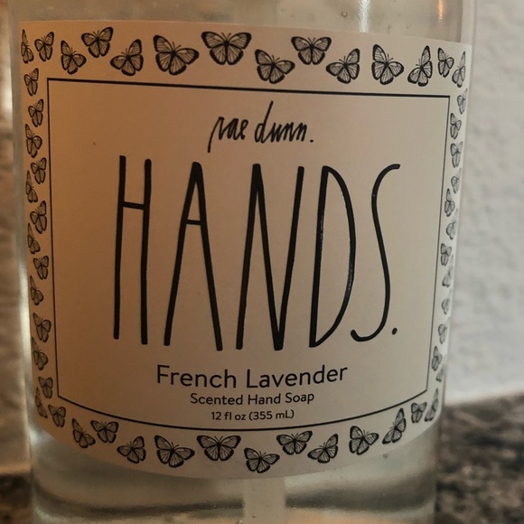 Rae Dun Glass Bottle Hand Soap - Picture 2 of 4